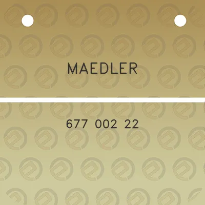 maedler-677-002-22