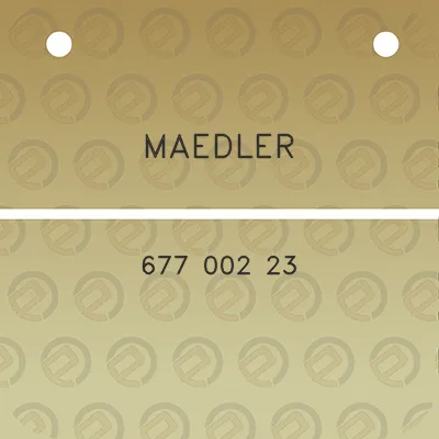 maedler-677-002-23