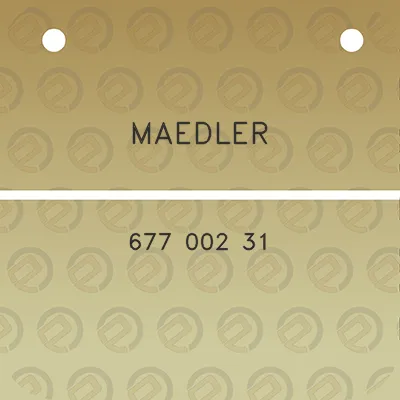 maedler-677-002-31