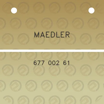 maedler-677-002-61