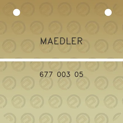 maedler-677-003-05