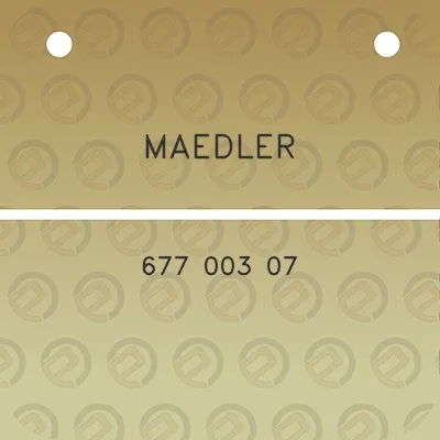 maedler-677-003-07