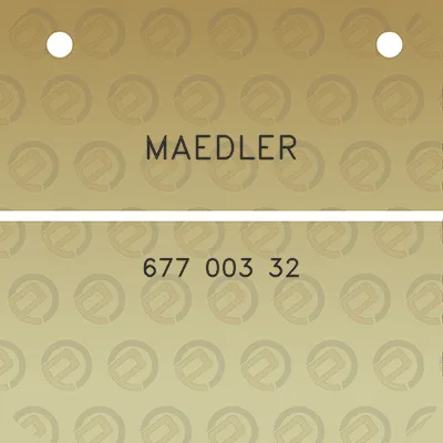 maedler-677-003-32