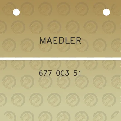 maedler-677-003-51