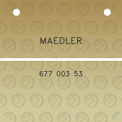 maedler-677-003-53