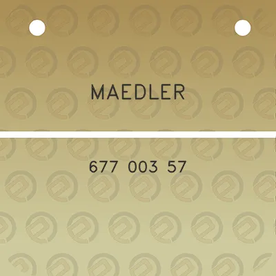 maedler-677-003-57