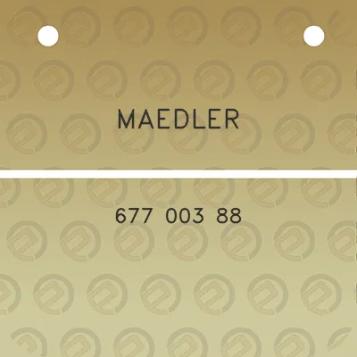 maedler-677-003-88