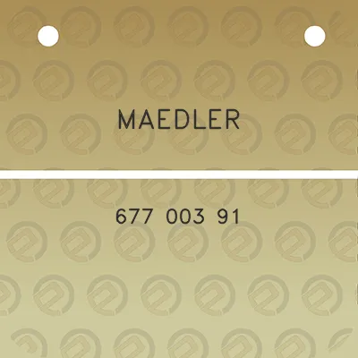 maedler-677-003-91