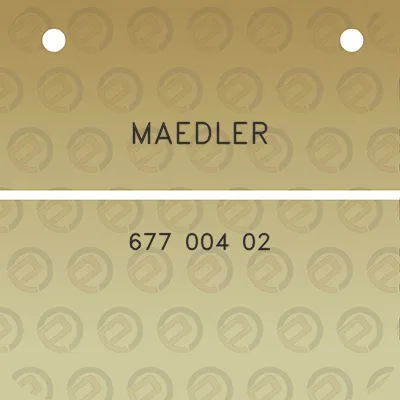 maedler-677-004-02