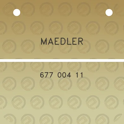 maedler-677-004-11