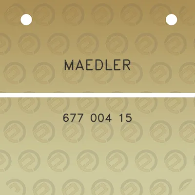 maedler-677-004-15