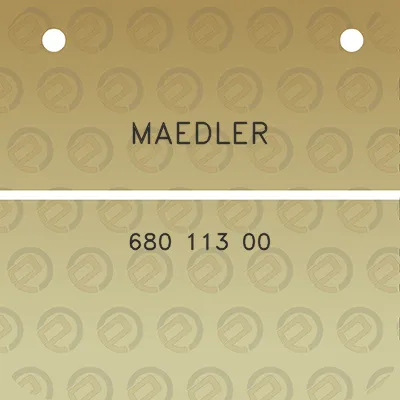 maedler-680-113-00