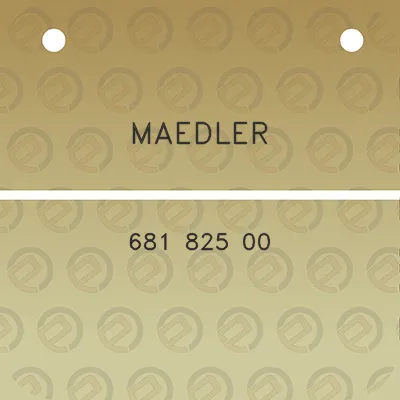 maedler-681-825-00