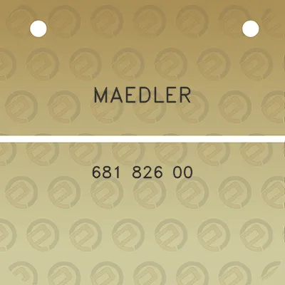 maedler-681-826-00