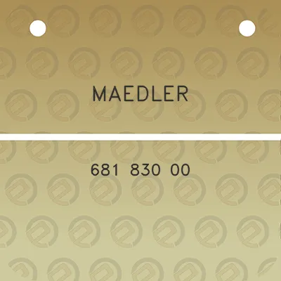 maedler-681-830-00