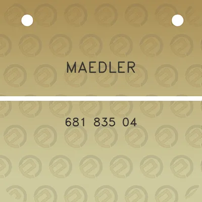 maedler-681-835-04