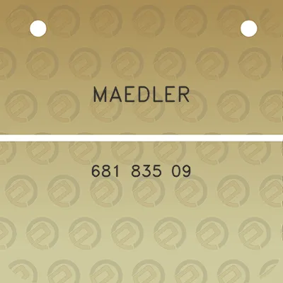 maedler-681-835-09