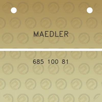 maedler-685-100-81