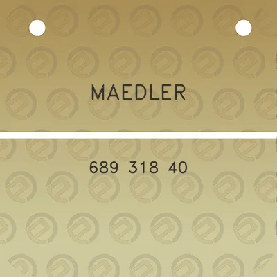 maedler-689-318-40