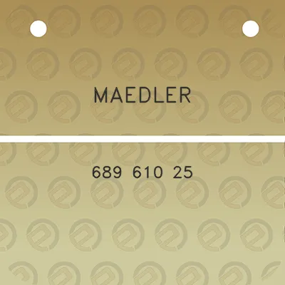 maedler-689-610-25