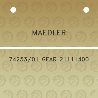 maedler-7425301-gear-21111400