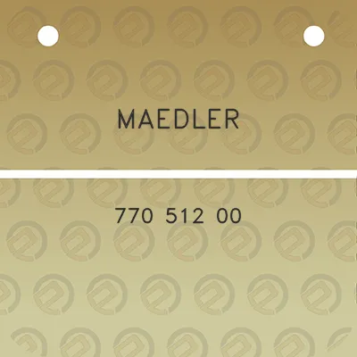 maedler-770-512-00