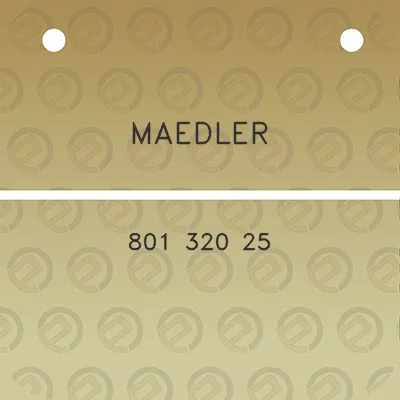 maedler-801-320-25