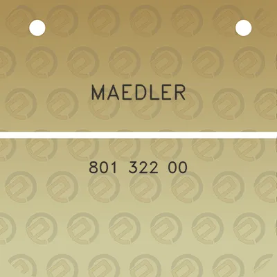 maedler-801-322-00