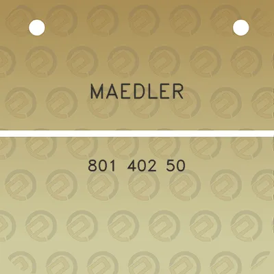 maedler-801-402-50