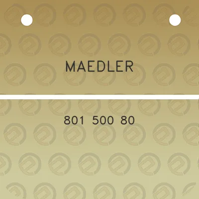 maedler-801-500-80