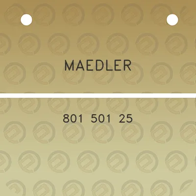 maedler-801-501-25