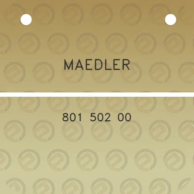 maedler-801-502-00