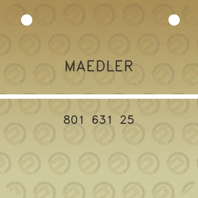 maedler-801-631-25