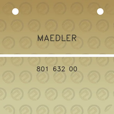 maedler-801-632-00