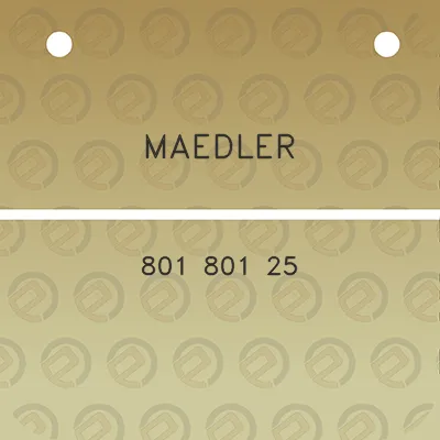 maedler-801-801-25