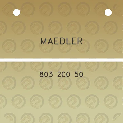 maedler-803-200-50