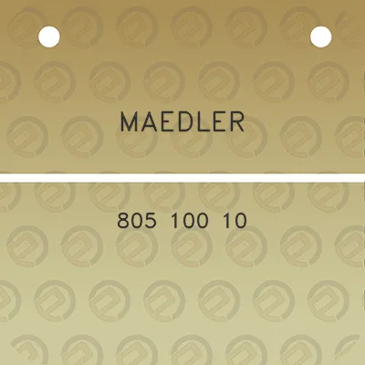 maedler-805-100-10