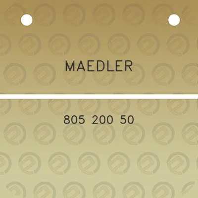 maedler-805-200-50