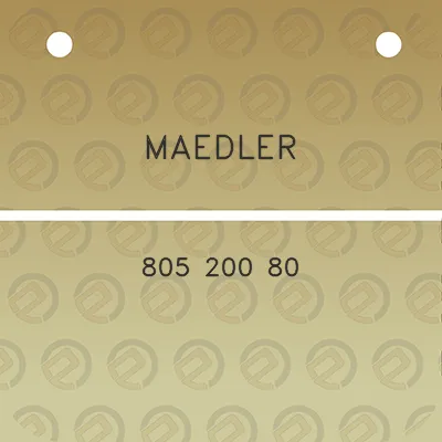 maedler-805-200-80