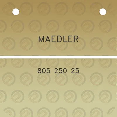 maedler-805-250-25