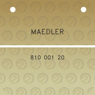 maedler-810-001-20