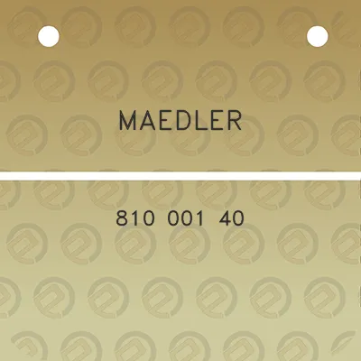 maedler-810-001-40