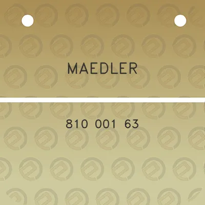 maedler-810-001-63