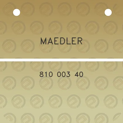 maedler-810-003-40