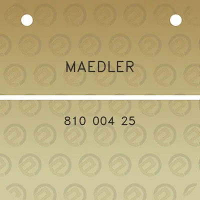 maedler-810-004-25