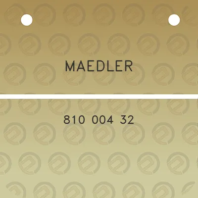 maedler-810-004-32