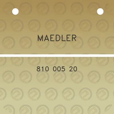 maedler-810-005-20