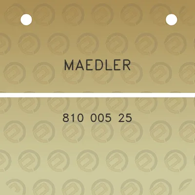 maedler-810-005-25