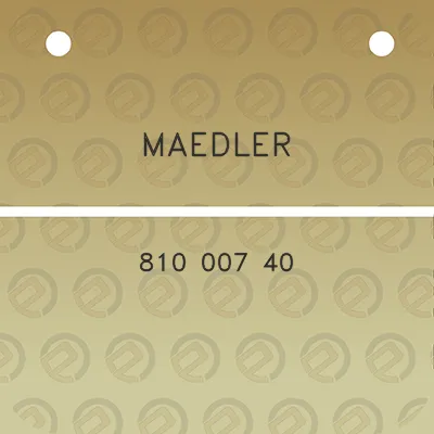 maedler-810-007-40