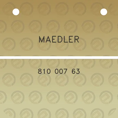 maedler-810-007-63